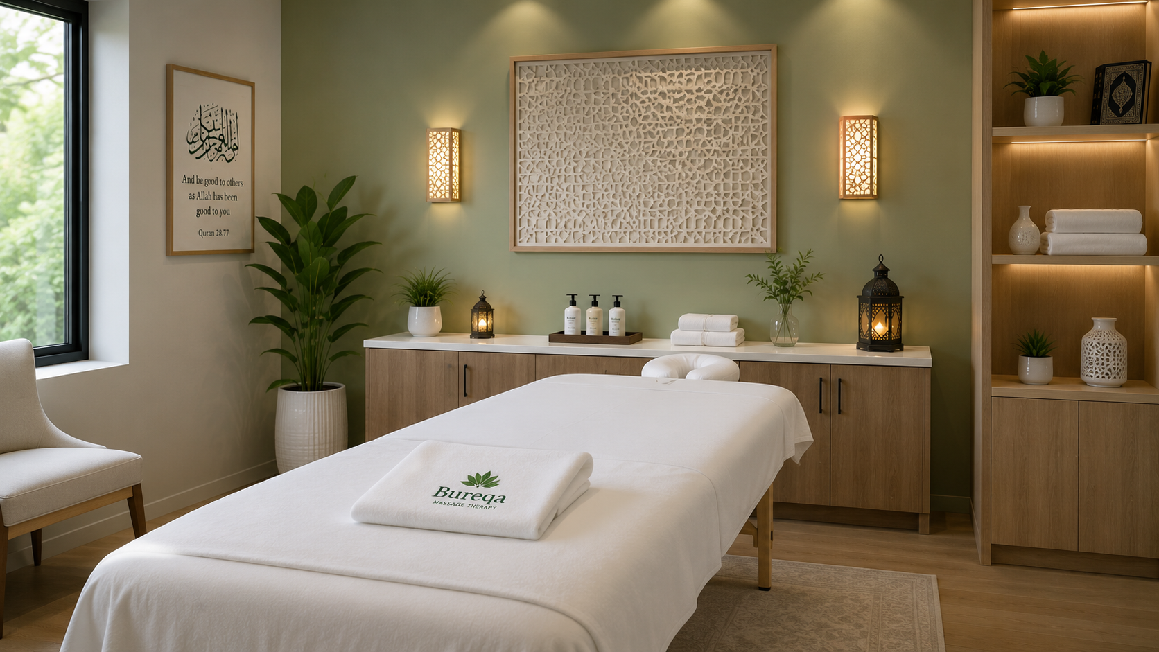 Bureqa Massage Therapy Treatment Room